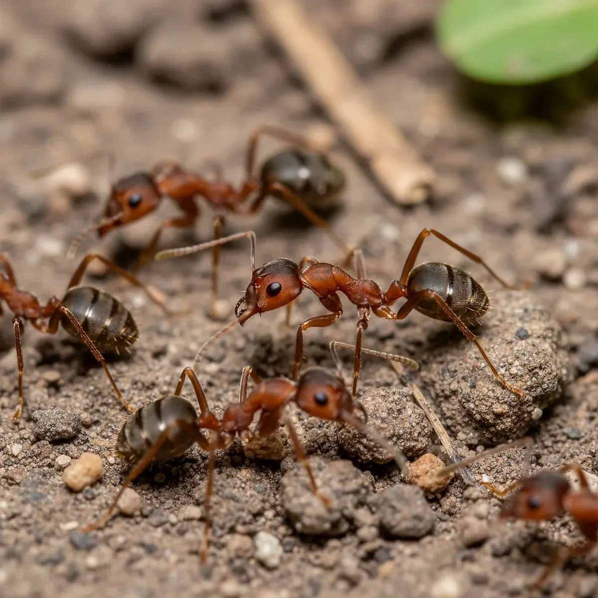 Fire ants in a Houston County yard near Warner Robins